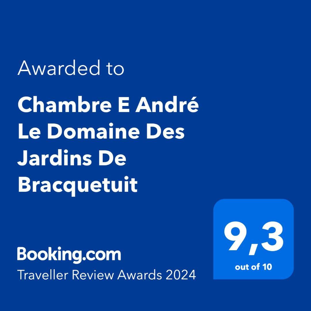 Chambre E Andre Le Domaine Des Jardins De Bracquetuit Exteriör bild